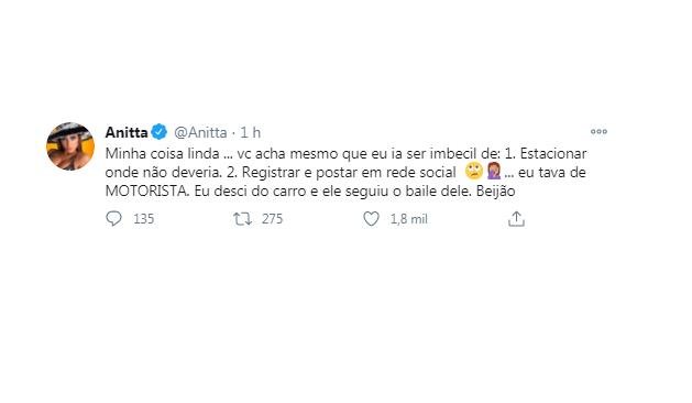 Anitta no Twitter