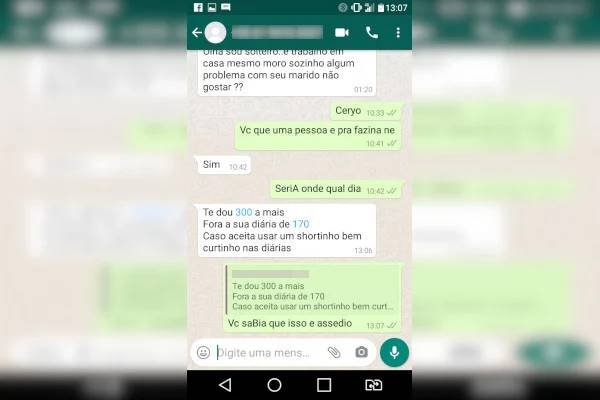 print conversa de whatsapp