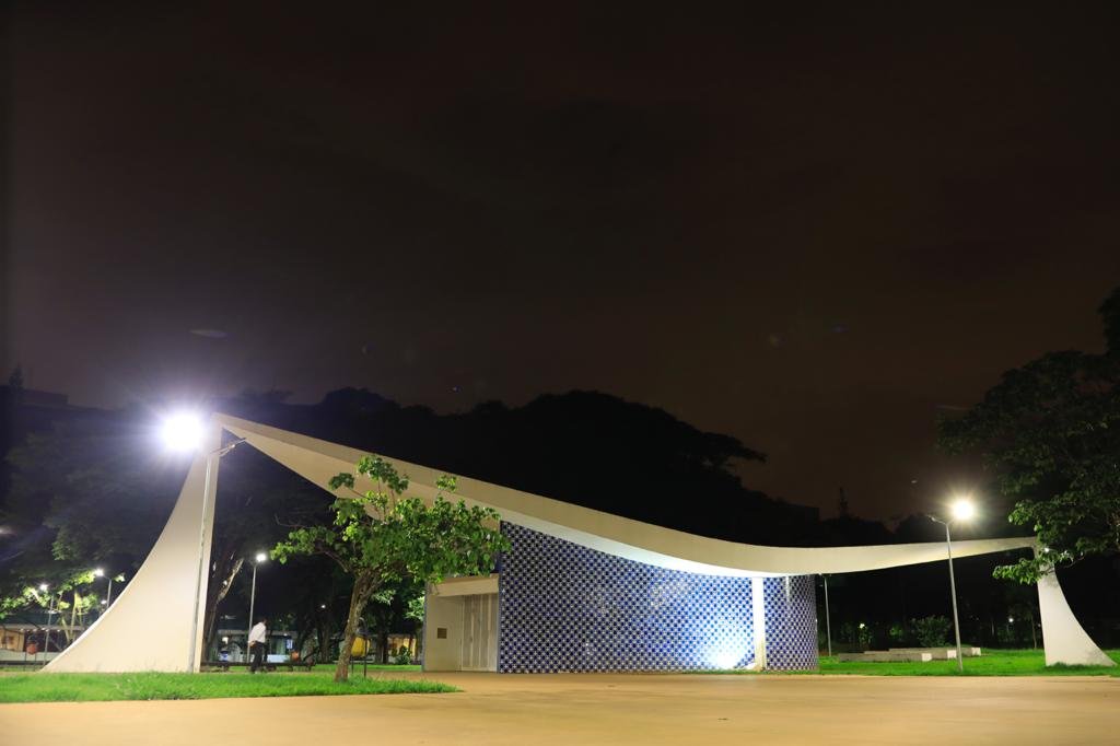 Igrejinha de Brasília sendo vigiada por segurança contratada pelo párocos 9