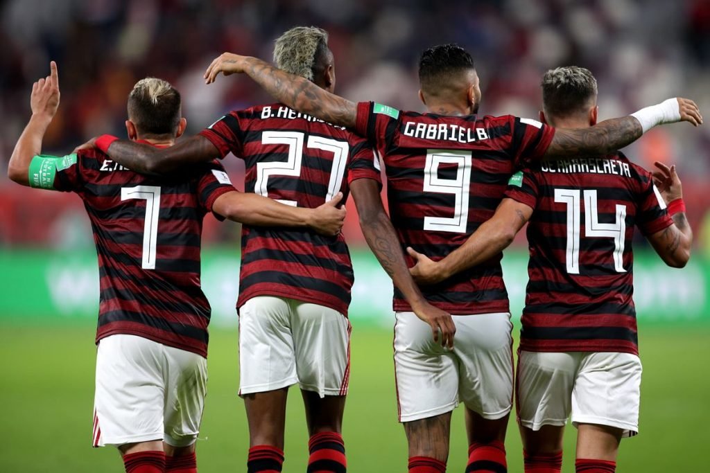 Everton Ribeiro, Bruno Henrique, Gabigol e Arrascaeta