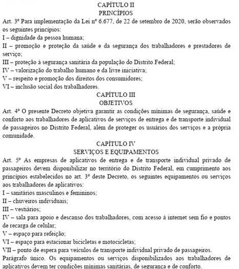 Pontos de apoio para entregadores