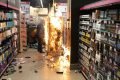 Mercado Carrefour depredado em São PAulo