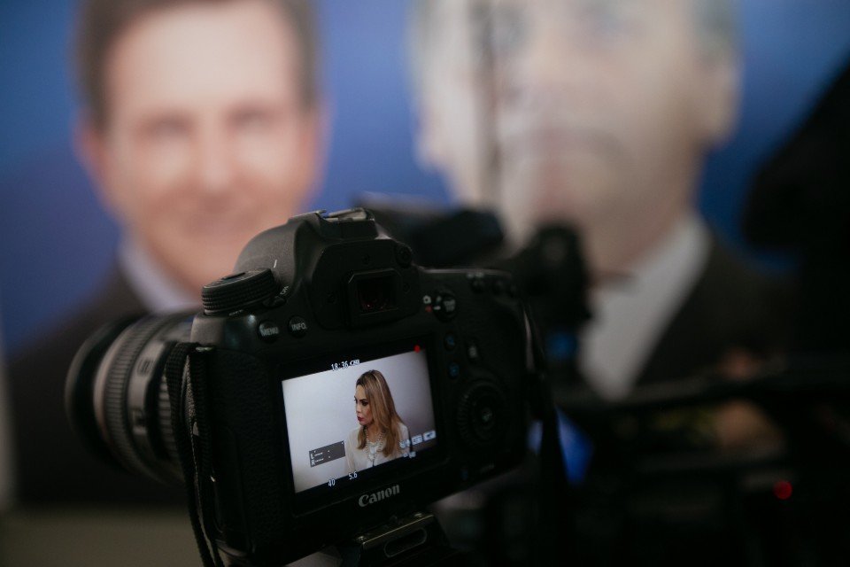 Marcelo Crivella em entrevista para Rachel Sheherazade