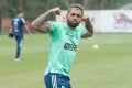 Gabigol no treino