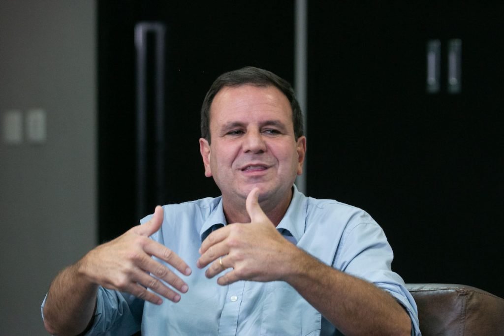 Eduardo Paes conversa com Raquel Sheherazade para o Metrópoles