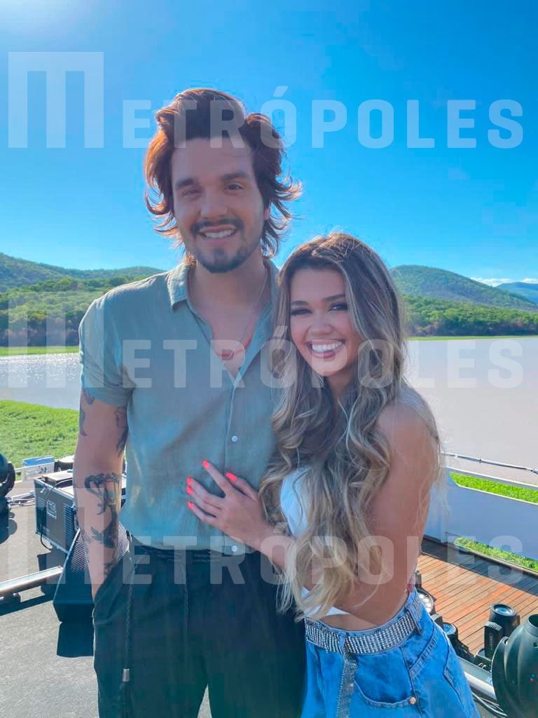 Franciny Ehlke e Luan Santana
