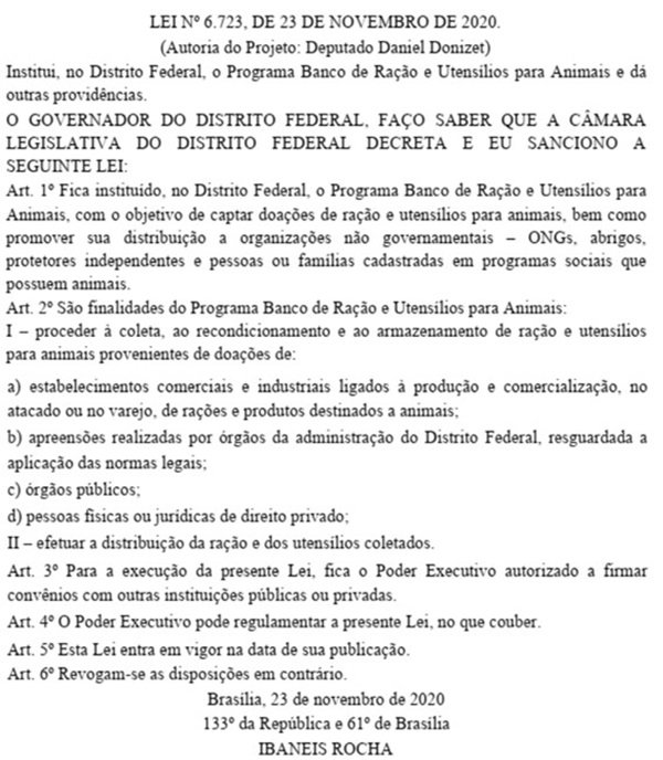 Extrato DODF 24/11/2020