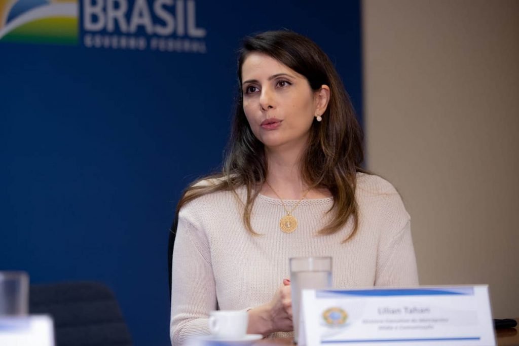 Live Abordagem Midiática em crimes de violência contra número realizada no Palácio da Justiça.