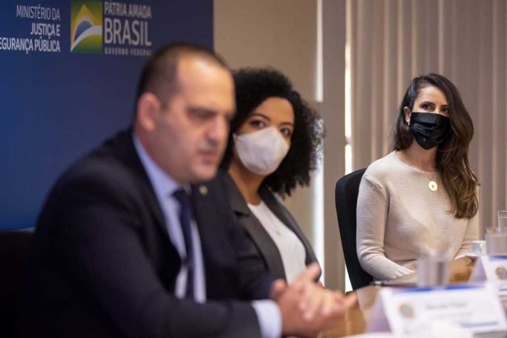 Live Abordagem Midiática em crimes de violência contra número realizada no Palácio da Justiça