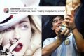Madonna é confundida com Maradona