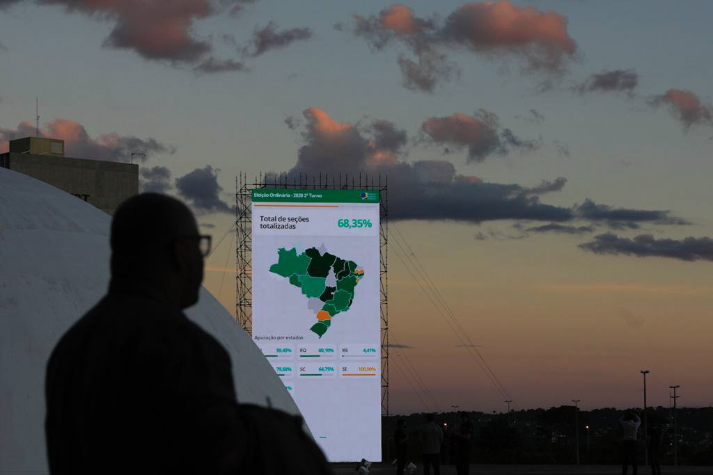 tse eleicoes 2020 brasil telao TSE