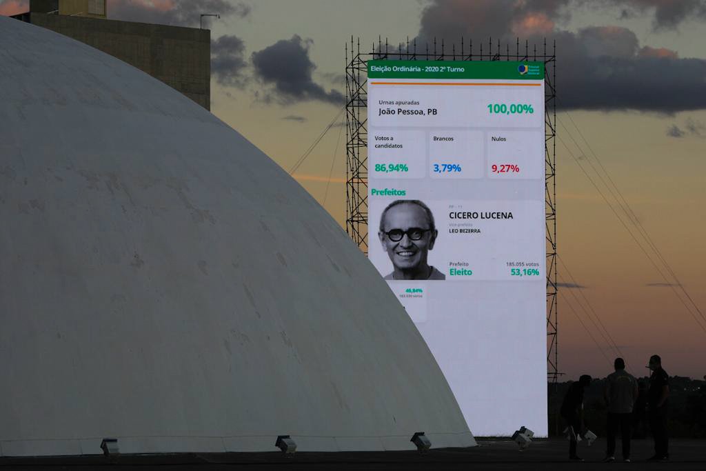 tse eleicoes 2020 brasil telao TSE