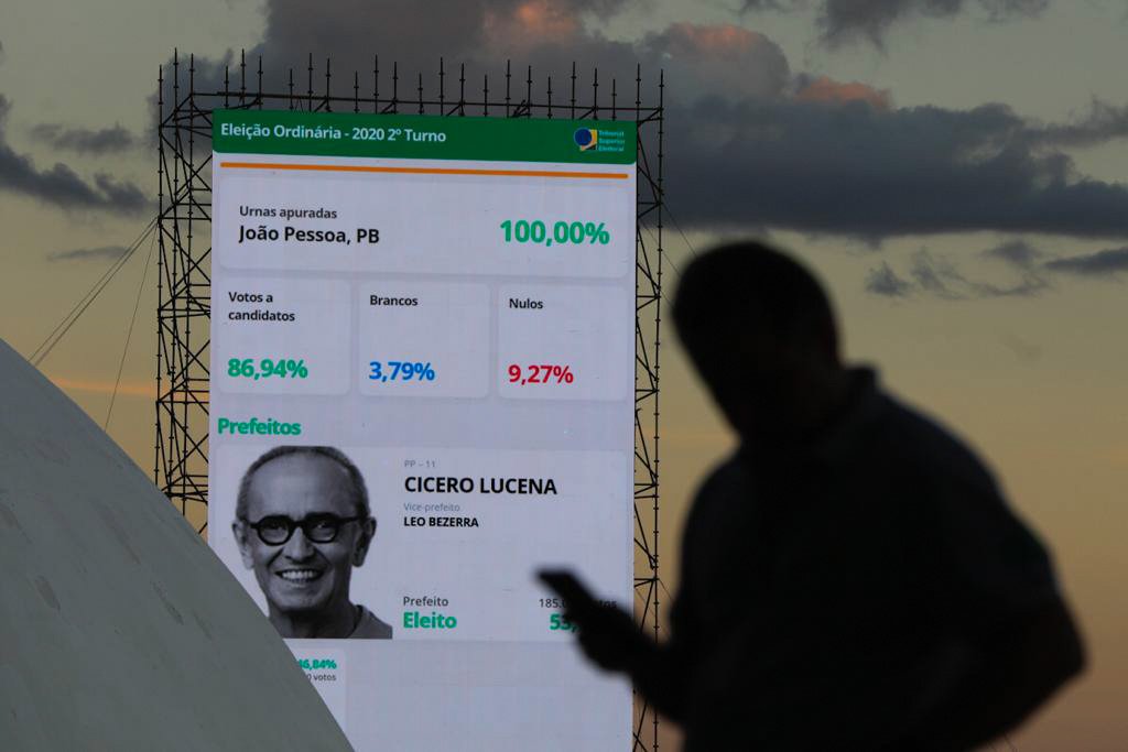 tse eleicoes 2020 brasil telao TSE