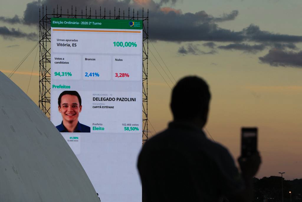 tse eleicoes 2020 brasil telao TSE