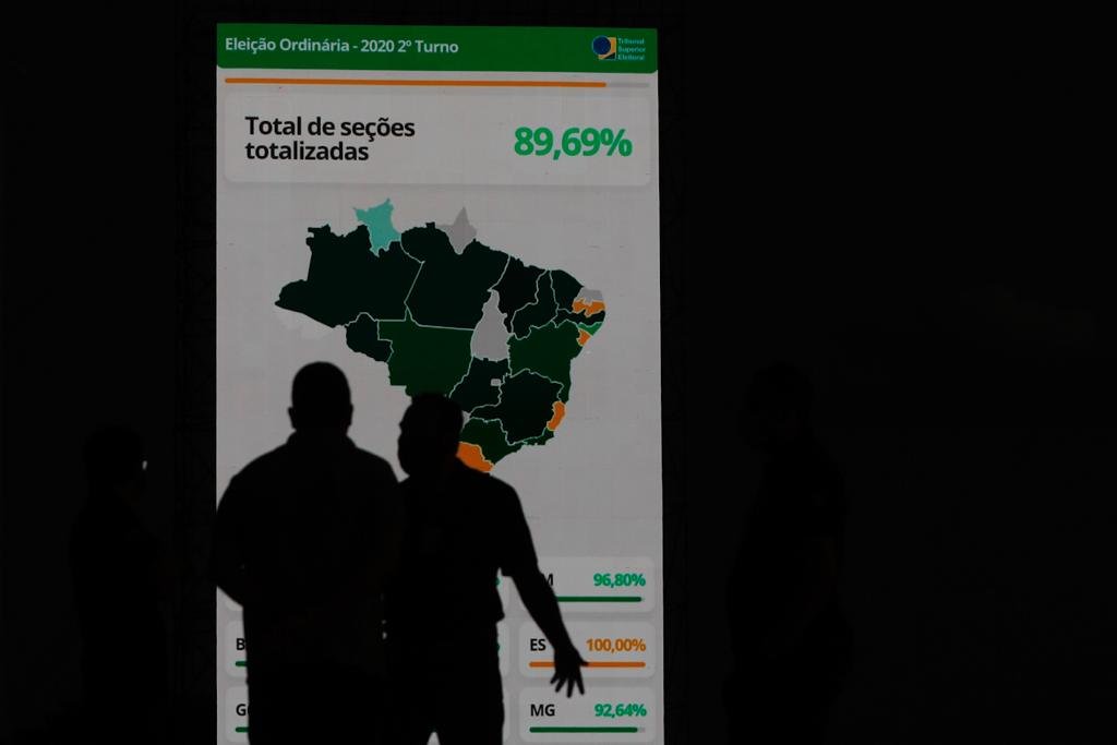 tse eleicoes 2020 brasil telao TSE