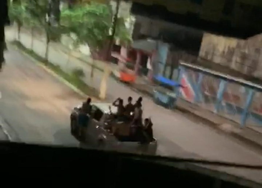 Carro com parte do bando em Cametá