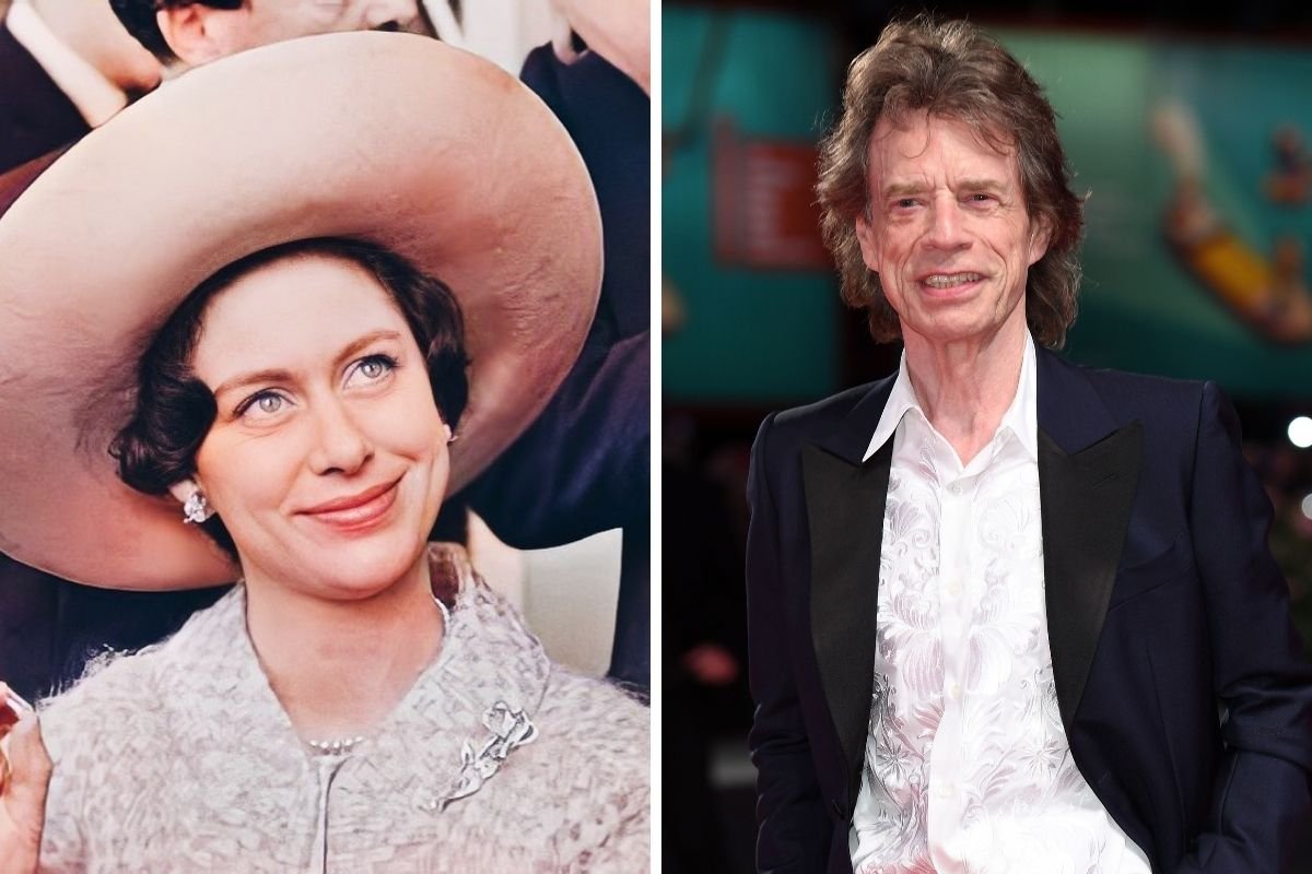 Princesa Margaret e Mick Jagger