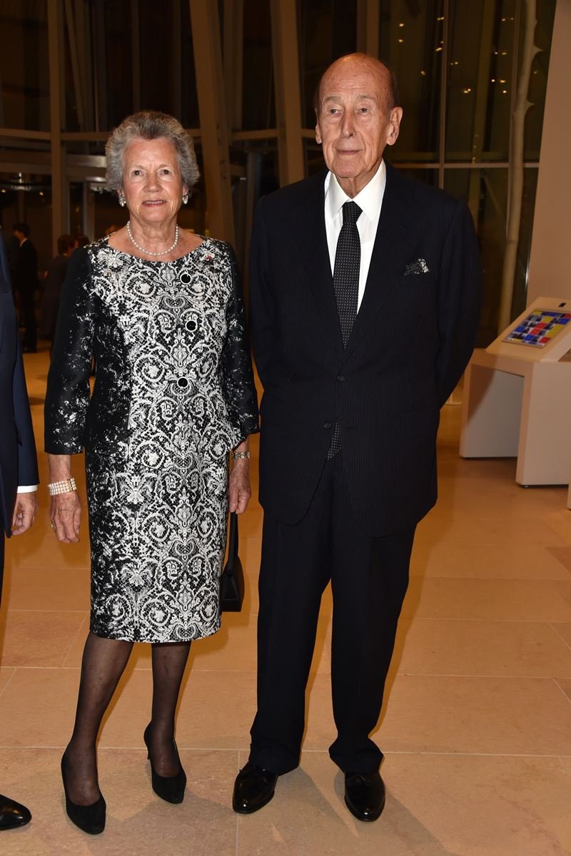 O casal Anne-Aymone e Valéry Giscard d'Estaing
