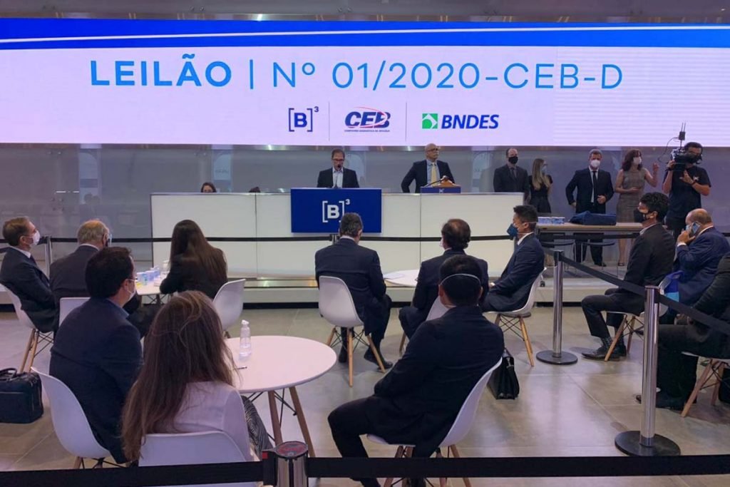 Leilão da CEB na bolsa B3