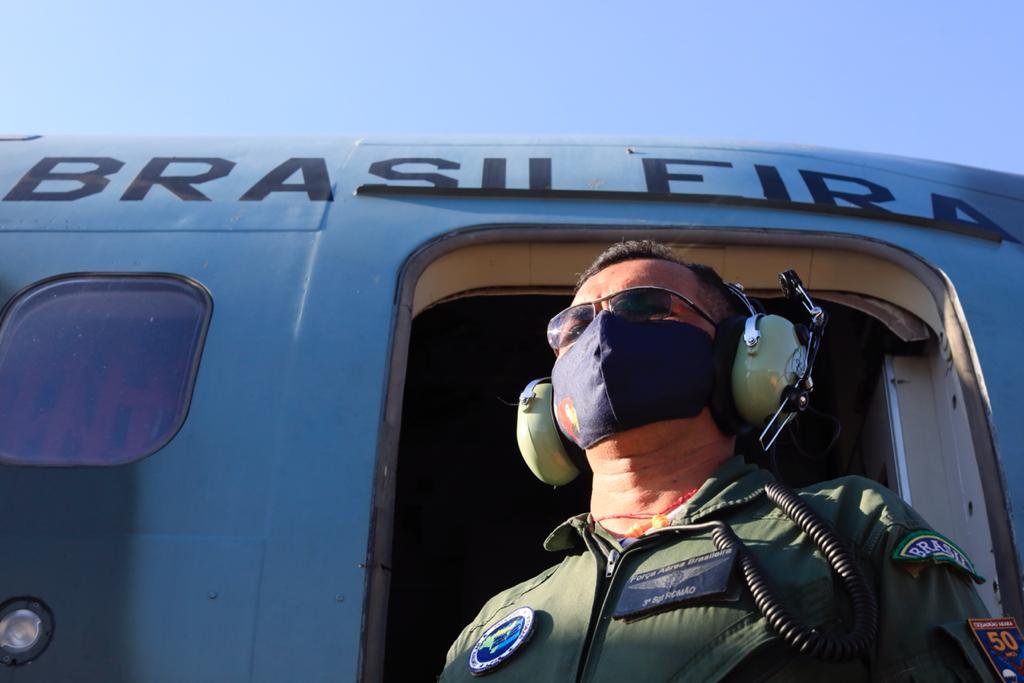 O Ministério da Defesa organiza assistência em aldeias indígenas da etnia Guajajara no Maranhão