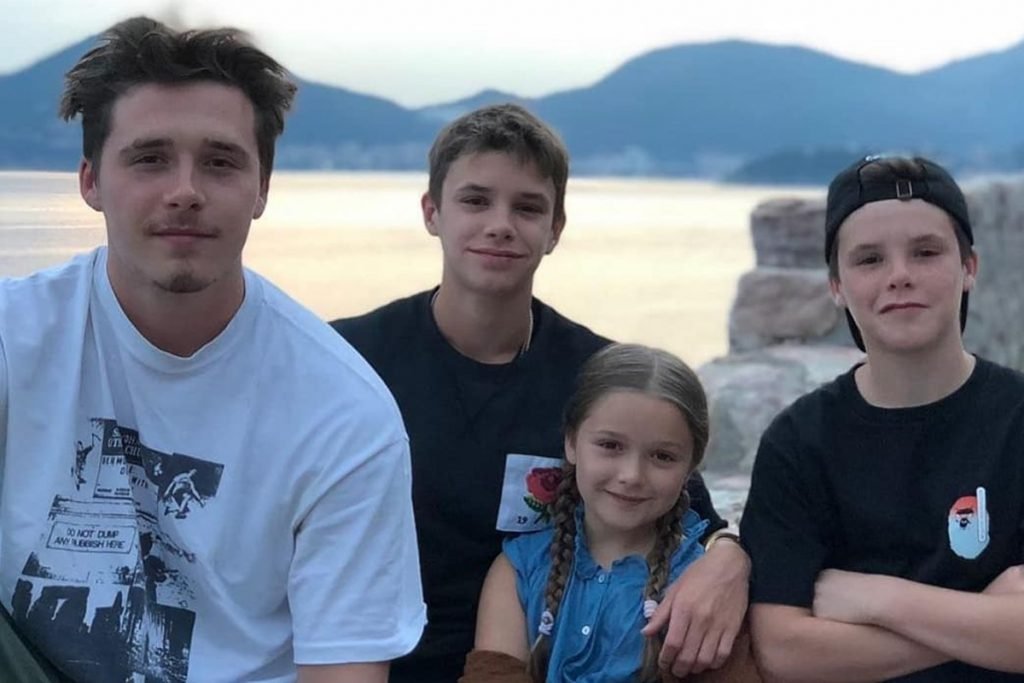 Brooklyn, Romeo, Harper e Cruz Beckham