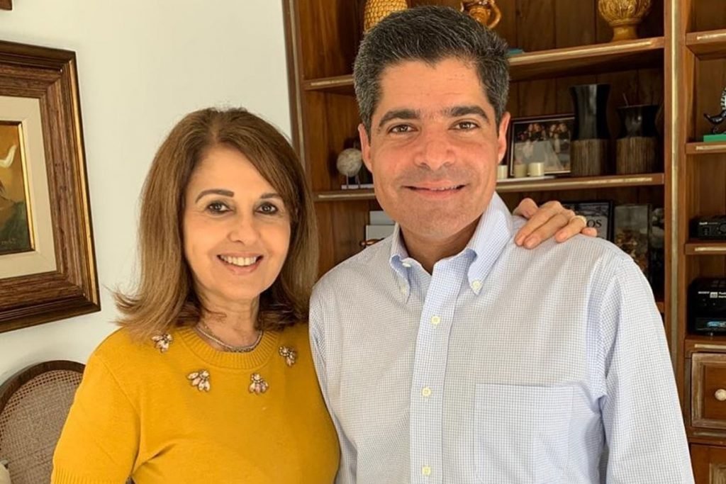 Maria do Rosário Vianna Magalhães e ACM Neto