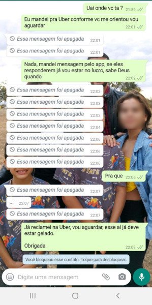 Print de conversa