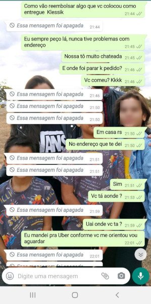 Print de conversa
