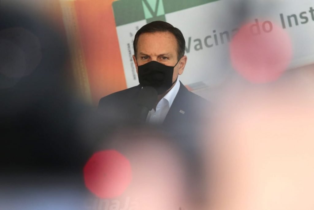 Coletiva do governador de São Paulo, João Doria, sobre a Coronavac