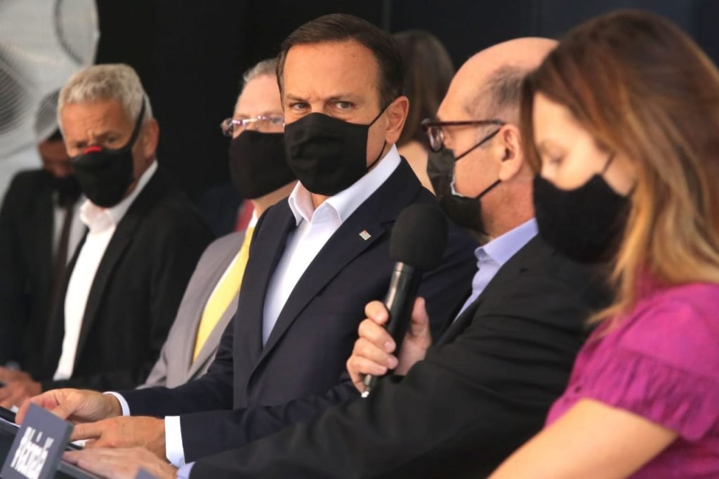 Coletiva do governador de São Paulo, João Doria, sobre a Coronavac