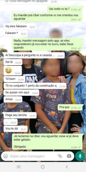Print de conversa