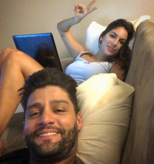 Munhoz e a mulher