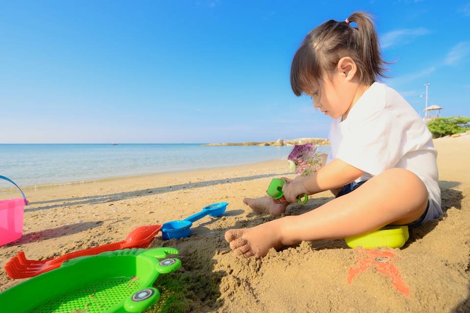 Conjunto Infantil Feminino Praia e Piscina Azul Água Viva - Mundo