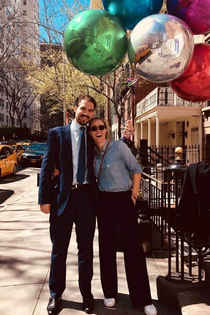 Príncipe Philippos da Grécia e da Dinamarca e Nina Flohr