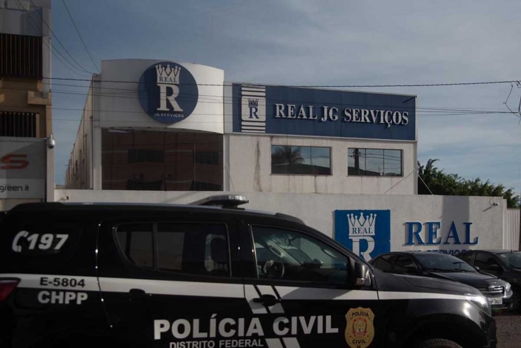 Operação da PCDF na Real JG Serviços, no Núcleo Bandeirante