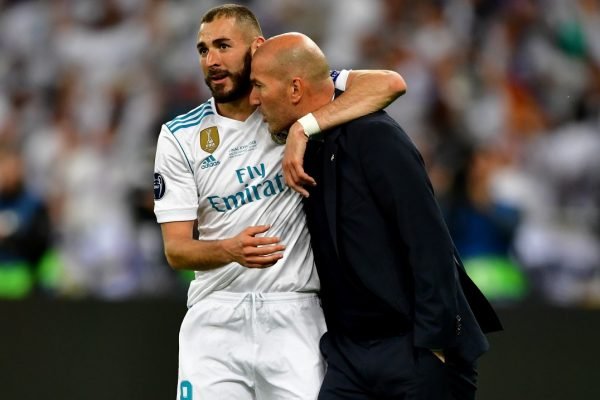 Zinedine Zidane Benzema Real Madrid