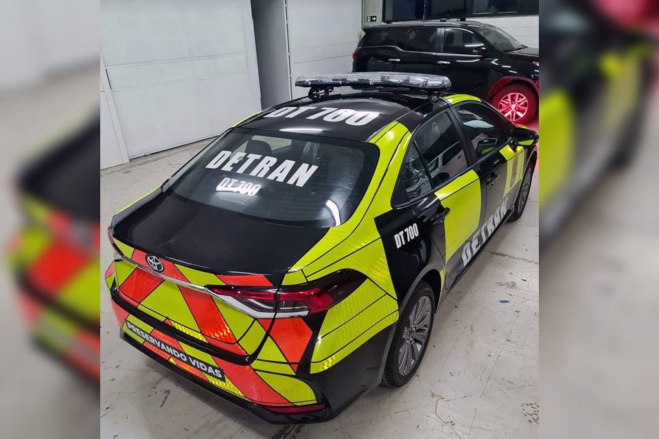 Novas viaturas do Detran