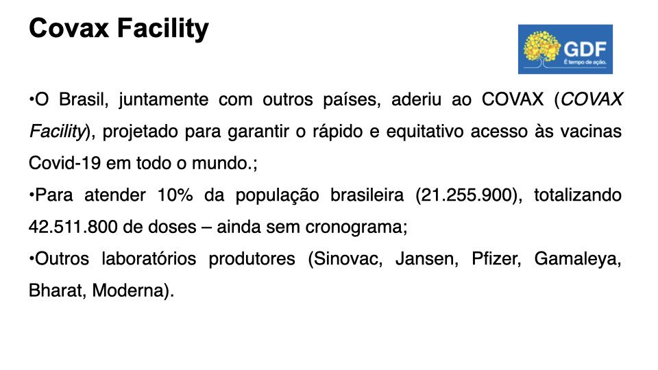 Plano de vacinação do DF