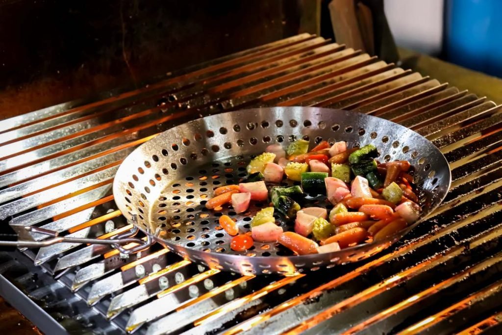 Legumes na parrilla