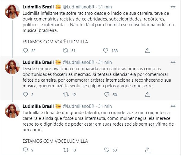 Tweet Ludmilla