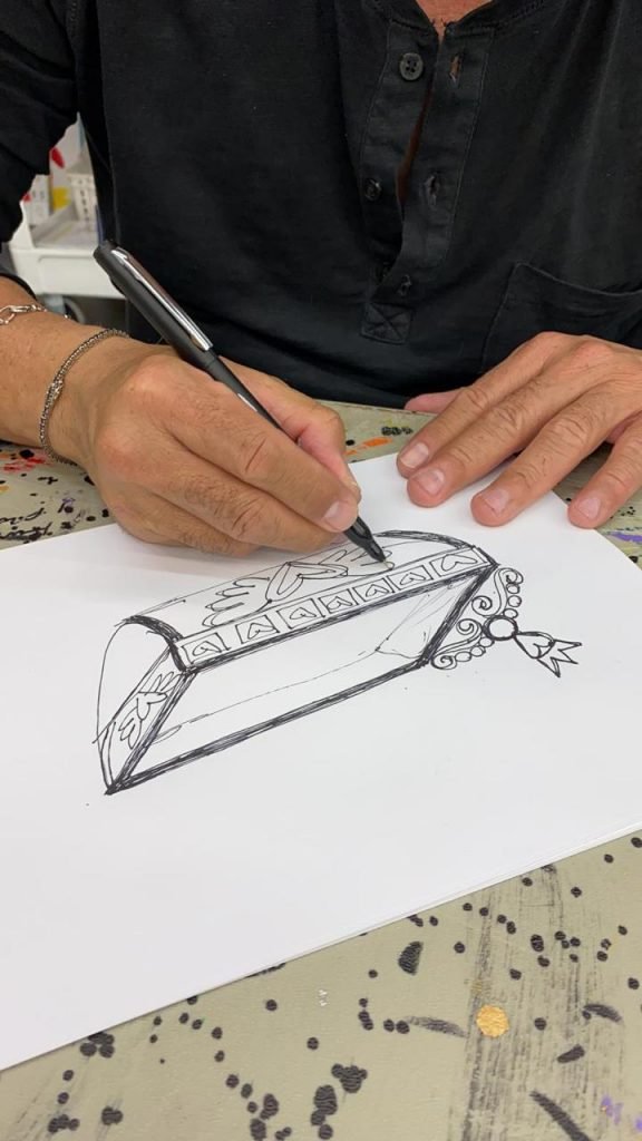 desenho de romero britto