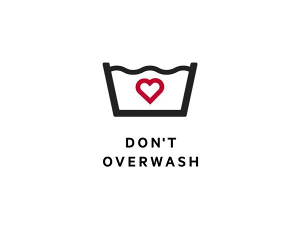 Símbolo Don't Overwash