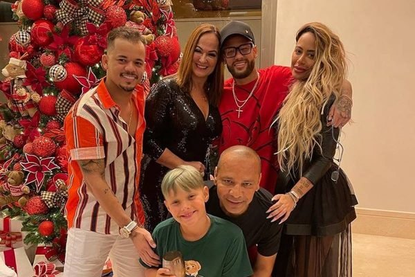 Neymar e a família