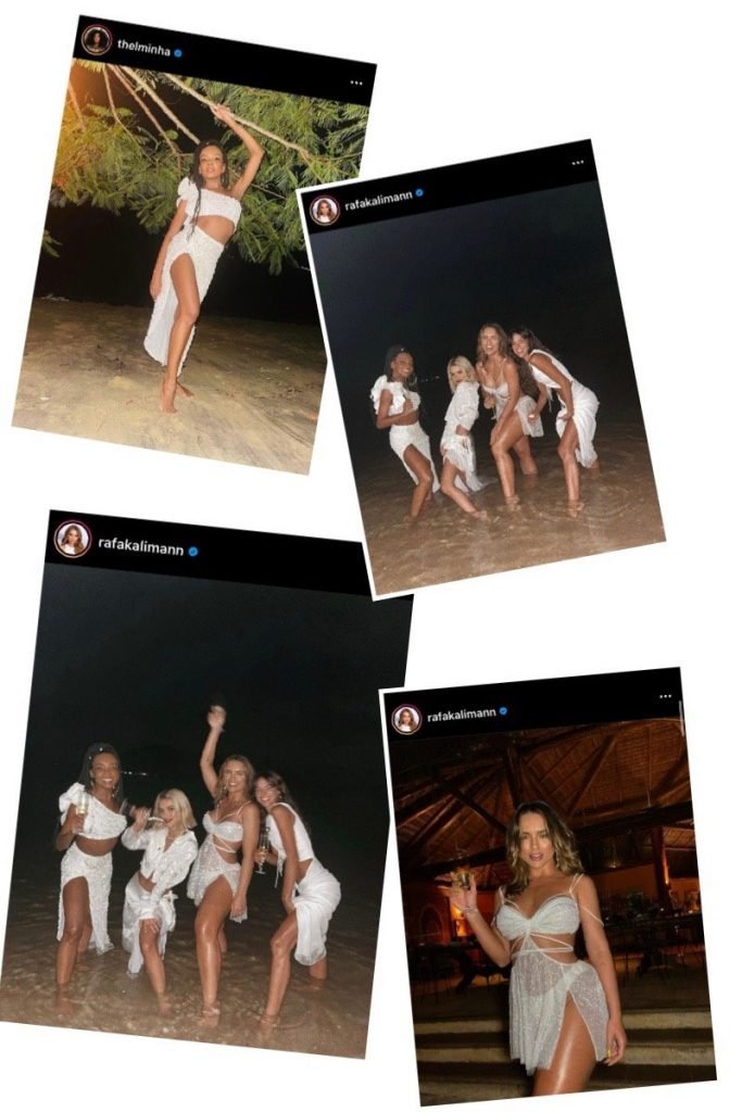 Thelminha, Rafa Kalimann, Manu Gavassi e Bruna Marquezine