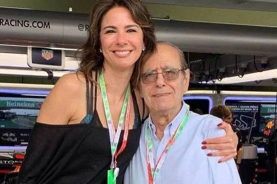 Luciana Gimenez e pai