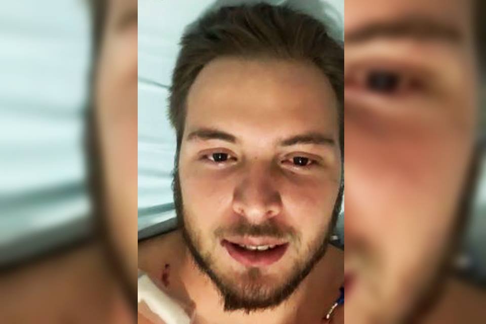 Jovem empurrado de sacada em Caldas Novas