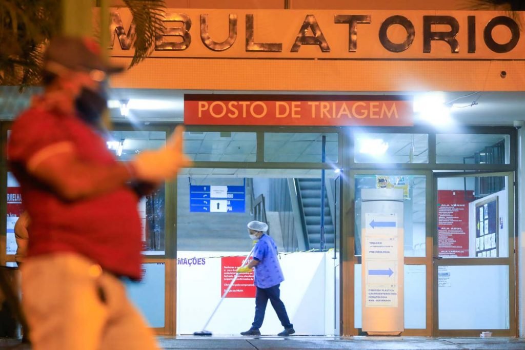 Pronto socorro do HRAN na pandemia do novo coronavirus
