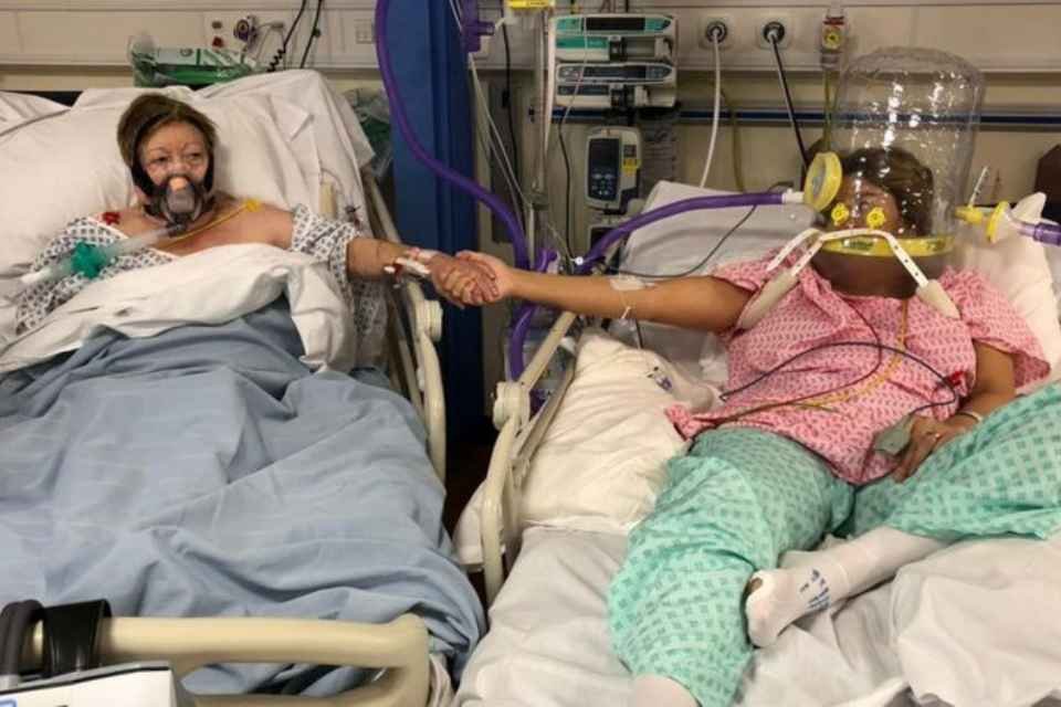 Mae e filha juntas na UTI por Covid