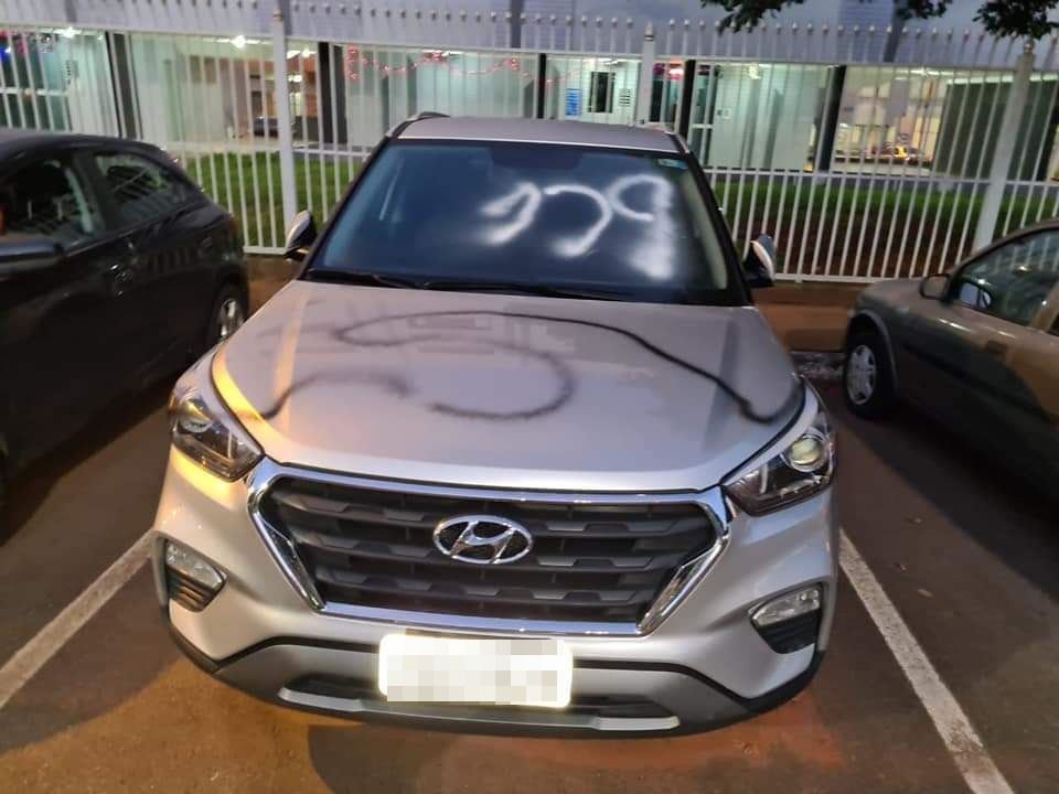 carro pichado