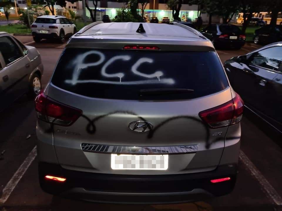 carro pichado